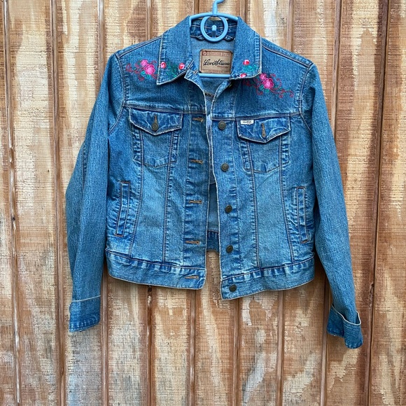 LeviStrauss signature denim embroidered jacket - Picture 1 of 8